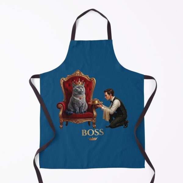 Item preview, Royal Boss Cat - Funny King Cat Served by Butler Art designed and sold by Northern Glow Art.