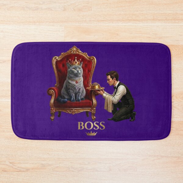 Item preview, Royal Boss Cat - Funny King Cat Served by Butler Art designed and sold by Northern Glow Art.