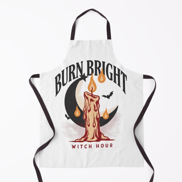 Item preview, Burn Bright Candle Witch T-Shirt | Witch Hour Halloween Graphic Tee v1 designed and sold by DarylWelsh2024.