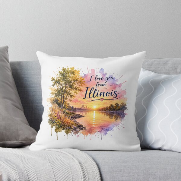 Item preview, Illinois Heartlight Sunrise: Love Across the Prairie State designed and sold by BlissBlvdShop.