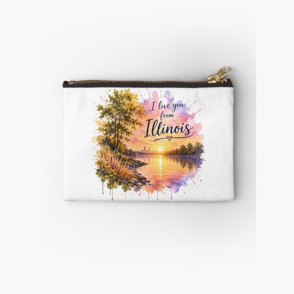 Item preview, Illinois Heartlight Sunrise: Love Across the Prairie State designed and sold by BlissBlvdShop.