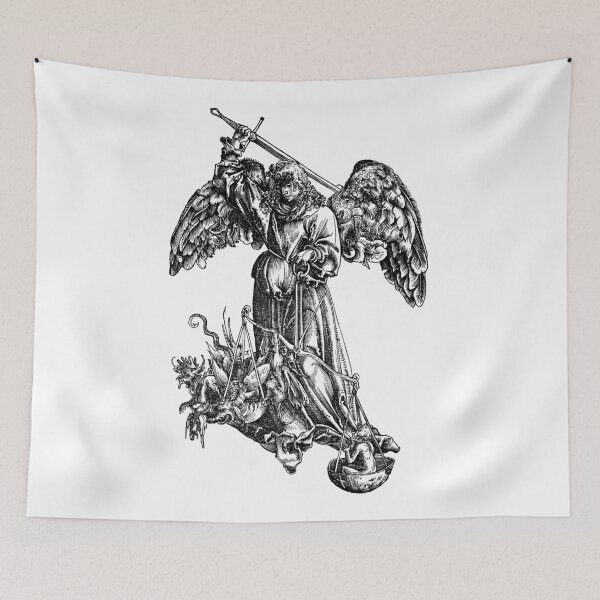 Item preview, The Archangel Michael Weighing a Soul by Lucas Cranach the Elder 1506 designed and sold by Hedrin.