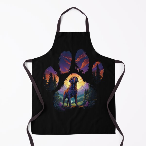 Item preview, Funny Fila Brasileiro Paw Synthwave Mountain Tree Mom Dad Kids designed and sold by rafaeltto.