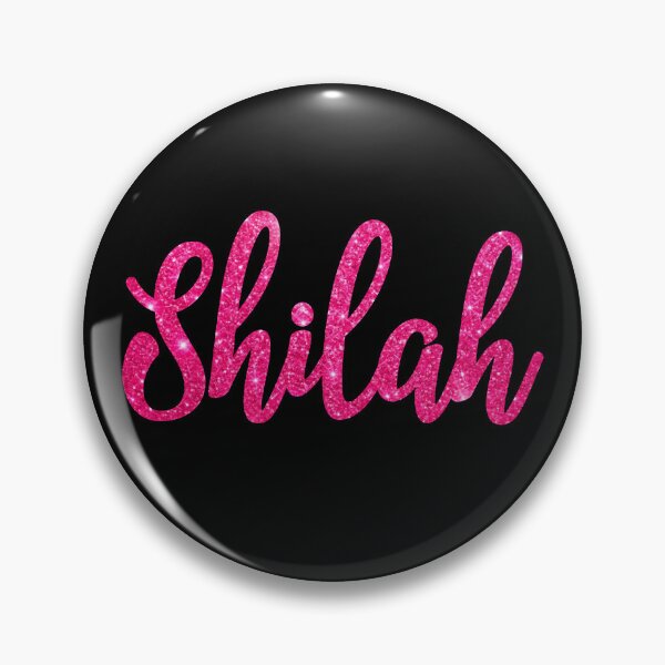 Item preview, Shilah Hot Pink Sparkly Personalised Name Design designed and sold by CamilasPrints.