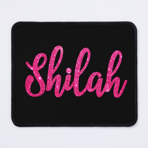 Item preview, Shilah Hot Pink Sparkly Personalised Name Design designed and sold by CamilasPrints.