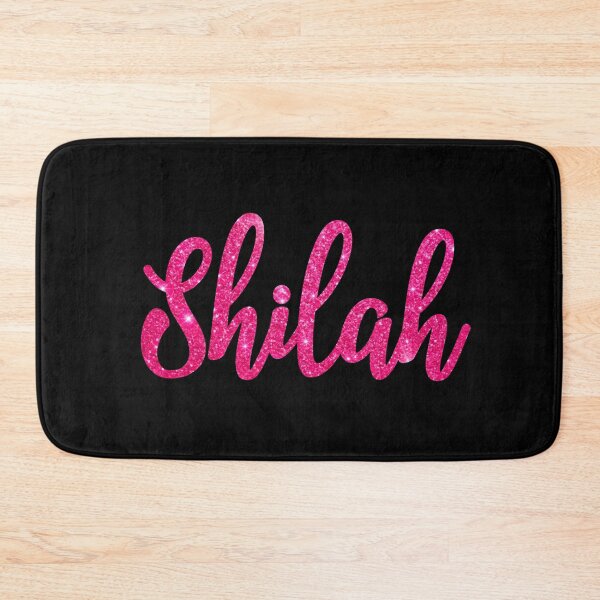 Item preview, Shilah Hot Pink Sparkly Personalised Name Design designed and sold by CamilasPrints.