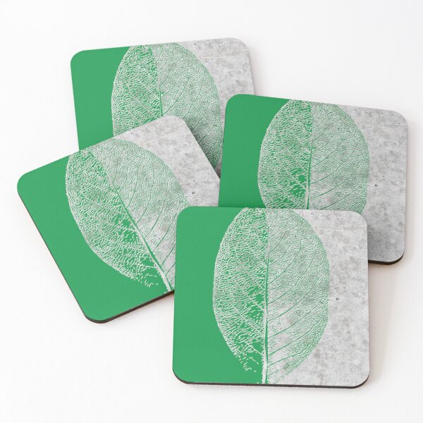 Item preview, Natural Outlines - Leaf Green & Concrete #774 designed and sold by Natural Collective.