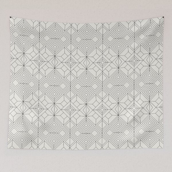 Item preview, Geometric pattern print, minimal architectural abstract design for modern interior decor designed and sold by Aurum-design.