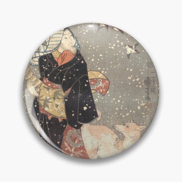 Item preview, Lady of Evening Faces, with Dog designed and sold by Pai Lokli.