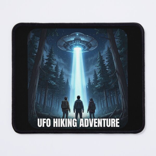 Item preview, UFO Hiking Adventure designed and sold by rockazona.