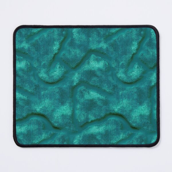 Item preview, Deep Sea Teal Fluid Vein Pattern Art designed and sold by Piotrek0001.