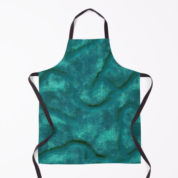 Item preview, Deep Sea Teal Fluid Vein Pattern Art designed and sold by Piotrek0001.