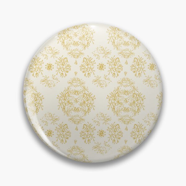 Item preview, Yellow on Cream Retro Modern Toile de Jouy Pattern | Cottagecore designed and sold by sheseddit.