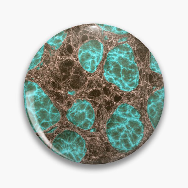 Item preview, Bioluminescent Teal Cell Wall Abstract Art designed and sold by Piotrek0001.