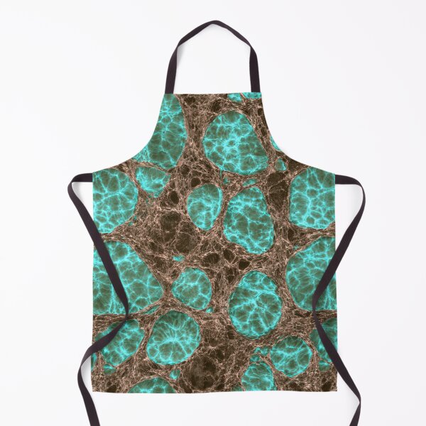 Item preview, Bioluminescent Teal Cell Wall Abstract Art designed and sold by Piotrek0001.