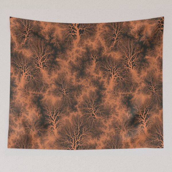Item preview, Rust Ember Branching Neural Web Design designed and sold by Piotrek0001.