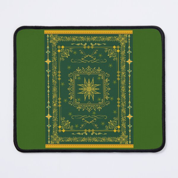 Item preview, Vintage Dark Green and Gold Celestial Star Ornate designed and sold by Rehnair.