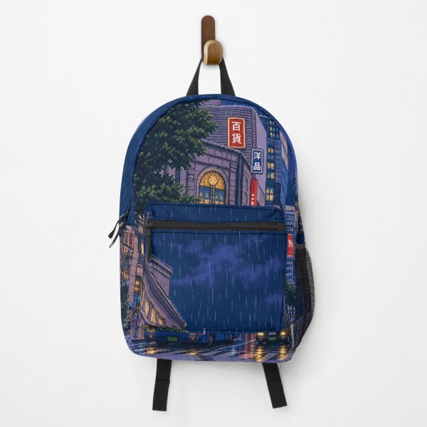 Item preview, Rainy Ginza Tokyo Pixel Art designed and sold by sabusabu78.