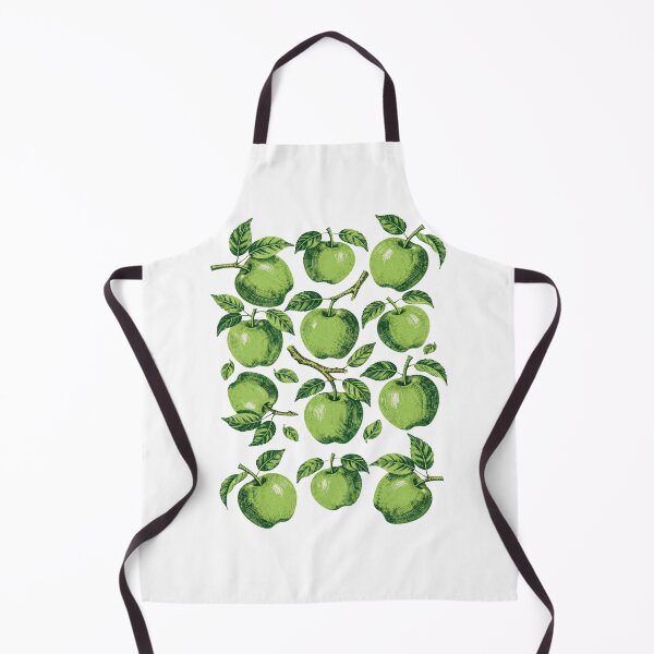 Item preview, Vintage Hand Drawn Green Apples Botanical Illustration designed and sold by WildArtIT.