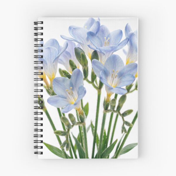 Item preview, Soft Baby Blue Freesia Bouquet designed and sold by IntelliMindDesigns.