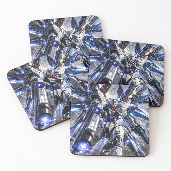 Item preview, Strike Freedom Gundam – Epic Blue White Mobile Suit Anime Mecha Art designed and sold by Dyan4.
