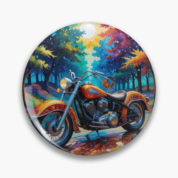 Artikelvorschau, Painterly Fantasy Motorcycle Glow entworfen und verkauft von FotoworldEdel.