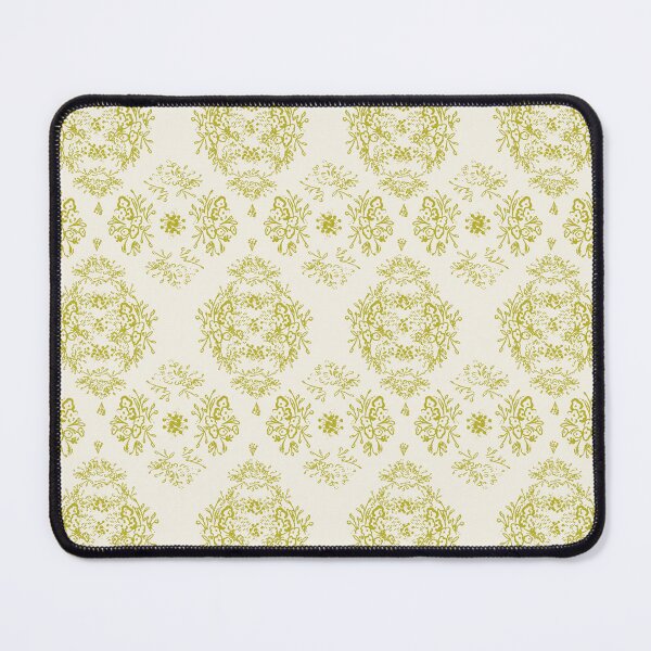 Item preview, Lime Green on Cream Retro Modern Toile de Jouy Pattern | Cottagecore designed and sold by sheseddit.