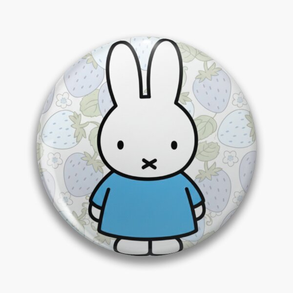 Item preview, Blue Variation Strawberry Background and Miffy Inspired  designed and sold by Cozy Moss Studio.