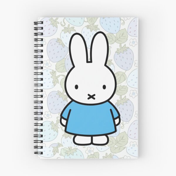 Item preview, Blue Variation Strawberry Background and Miffy Inspired  designed and sold by Cozy Moss Studio.