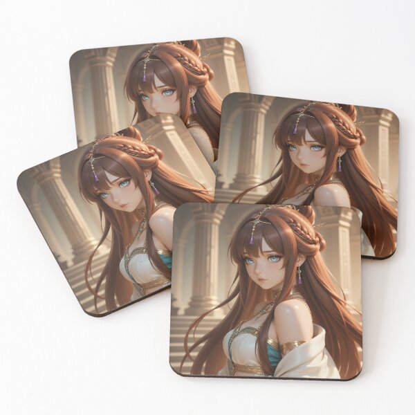 Item preview, Elegant Auburn-Haired Fantasy Princess in a Sunlit Palace designed and sold by Killington.
