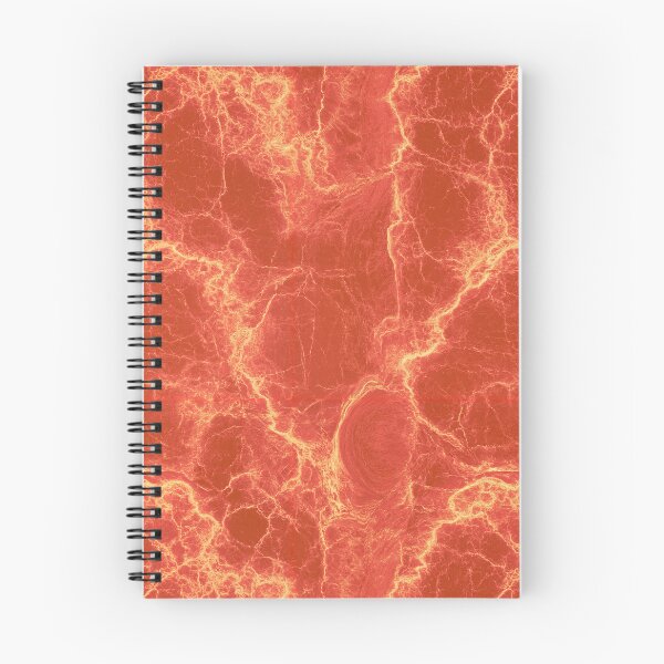 Item preview, Glowing Red Magma Vein Flow Abstract Art designed and sold by Piotrek0001.