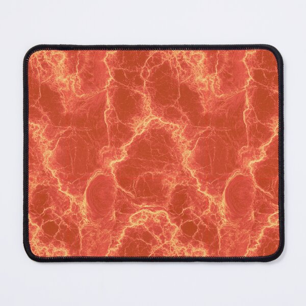 Item preview, Glowing Red Magma Vein Flow Abstract Art designed and sold by Piotrek0001.