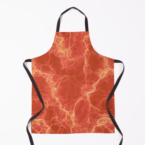 Item preview, Glowing Red Magma Vein Flow Abstract Art designed and sold by Piotrek0001.
