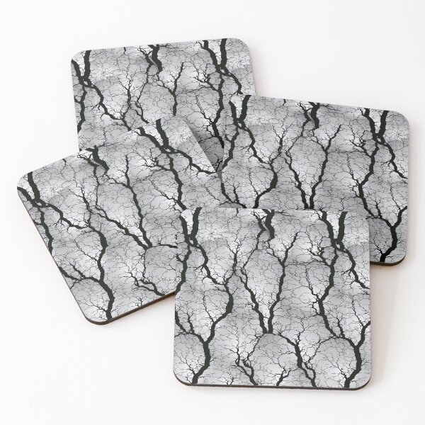 Item preview, Midnight Charcoal Branching Root Design designed and sold by Piotrek0001.