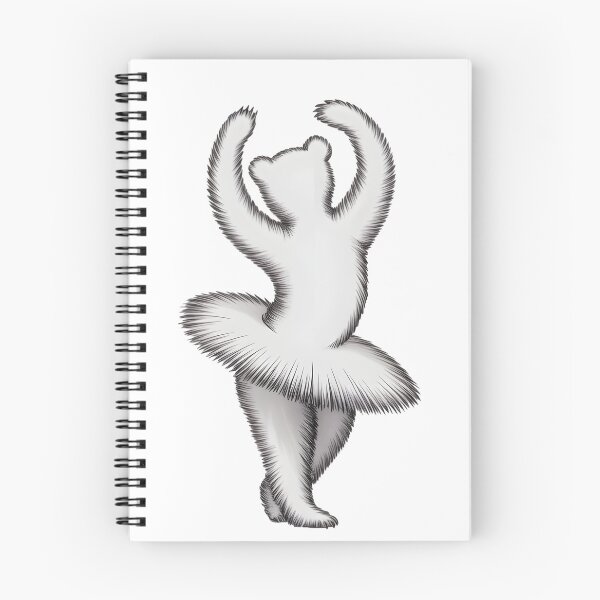 Item preview, Ballerina Bear — Monochrome Minimalism designed and sold by ErgTime.