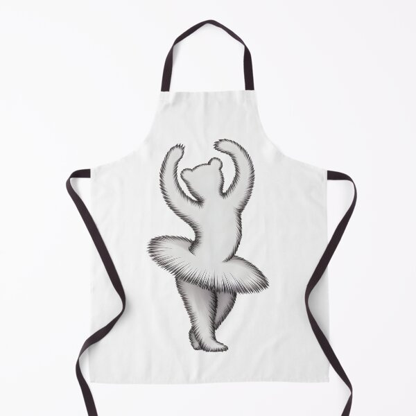 Item preview, Ballerina Bear — Monochrome Minimalism designed and sold by ErgTime.