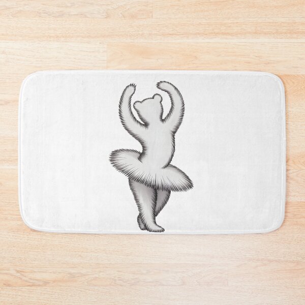 Item preview, Ballerina Bear — Monochrome Minimalism designed and sold by ErgTime.