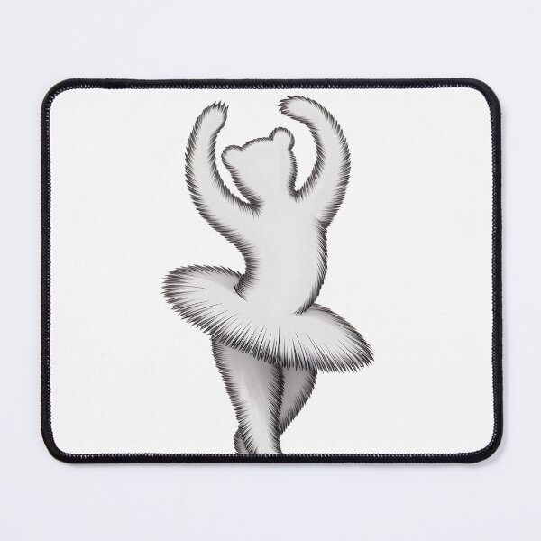 Item preview, Ballerina Bear — Monochrome Minimalism designed and sold by ErgTime.