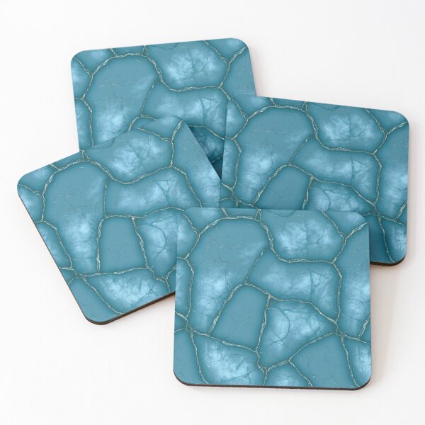 Item preview, Blue Glacial Ice Fissure Abstract Design designed and sold by Piotrek0001.