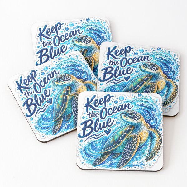 Item preview, Keep the Ocean Blue designed and sold by Best-Kept.