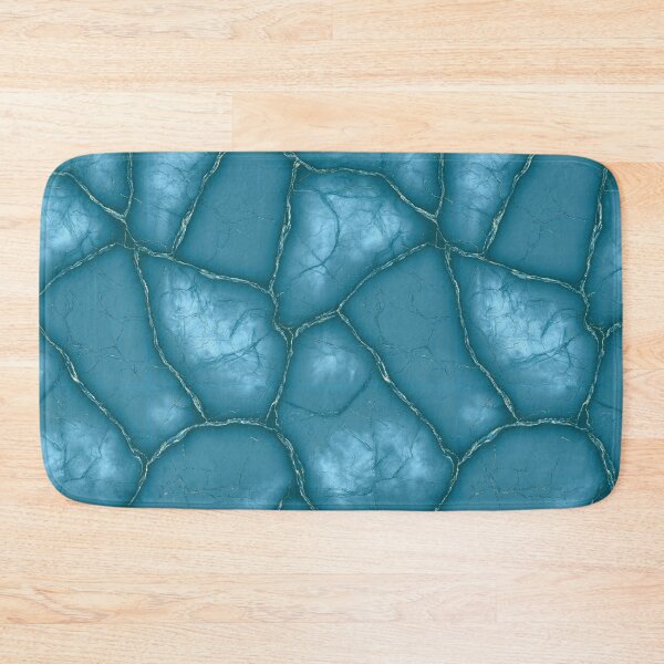 Item preview, Blue Glacial Ice Fissure Abstract Design designed and sold by Piotrek0001.