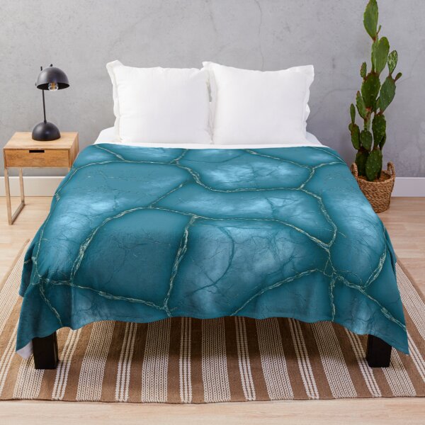 Item preview, Blue Glacial Ice Fissure Abstract Design designed and sold by Piotrek0001.