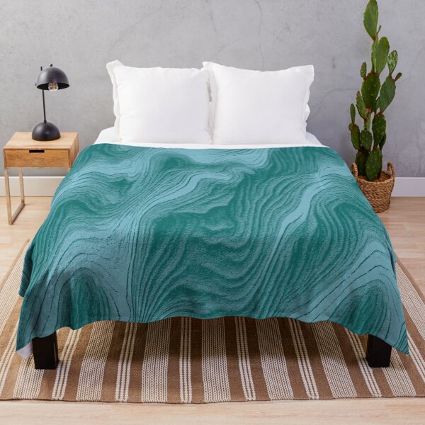 Item preview, Teal Topographical Wave Veined Texture designed and sold by Piotrek0001.