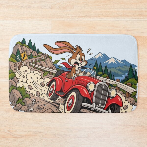 Item preview, Nervous Rabbit Downhill Mayhem designed and sold by MischiefFoundry.
