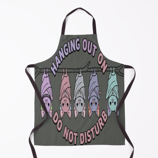 Item preview, Hanging Out Do Not Disturb - Cute Pastel Goth Bats Squad designed and sold by LUKOWEAR.