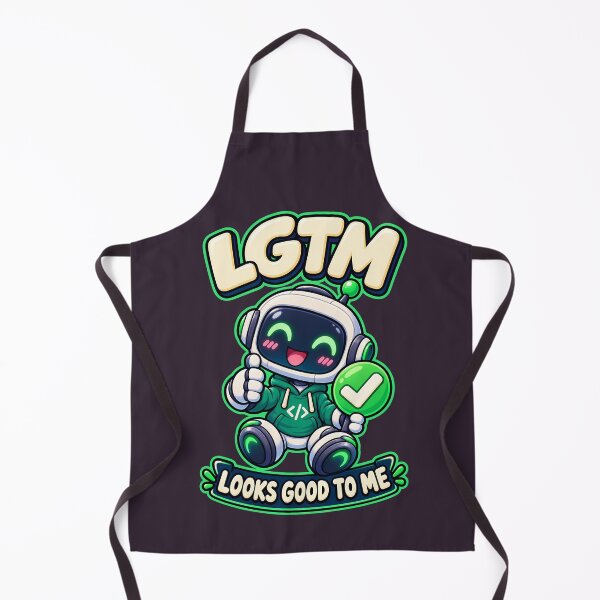 Item preview, LGTM Code Review Bot - Kawaii Programmer Humor for Developers designed and sold by PXEpic.