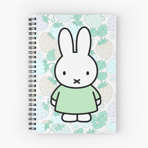 Artikelvorschau, Grüne Variation Erdbeerhintergrund und Miffy-inspiriert entworfen und verkauft von Cozy Moss Studio.