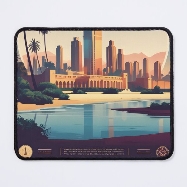 Item preview, Djibouti City Vintage Travel Tourism designed and sold by TravelersGems.