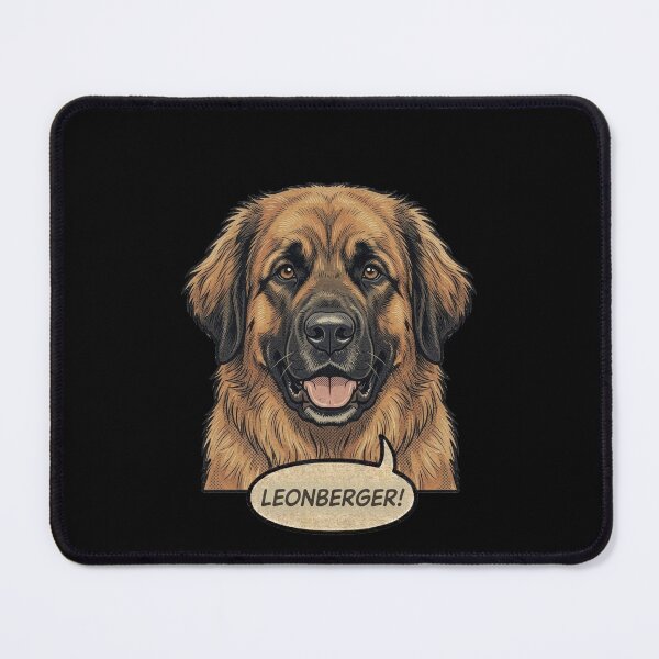 Item preview, Leonberger Retro Vintage Comic Art – Gentle Giant designed and sold by Pfotenfaden.