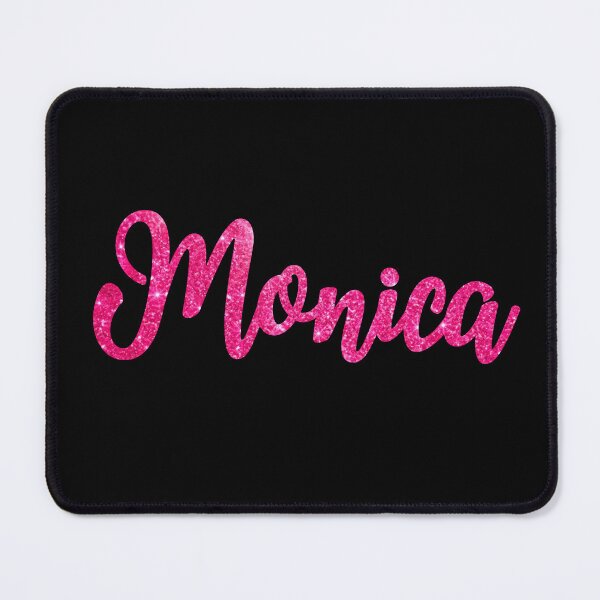 Item preview, Monica Hot Pink Sparkly Personalised Name Design designed and sold by CamilasPrints.